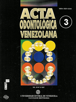 Acta Odontológica Venezolana