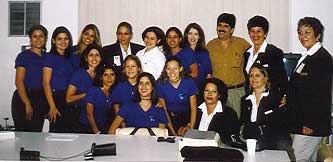 Fig. 1 Pasantes de la Facultad de Odontologia U.C.V, Dr. José María González, Personal Corpoamigos Anaco