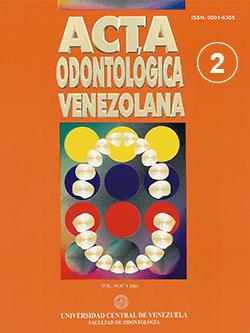 Acta Odontológica Venezolana