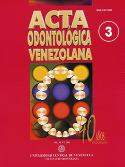 Acta Odontológica Venezolana