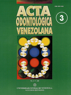 Acta Odontológica Venezolana