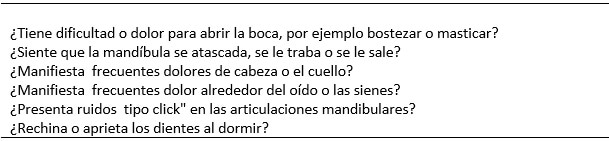 Tabla I Instructivo para realizar entrevista