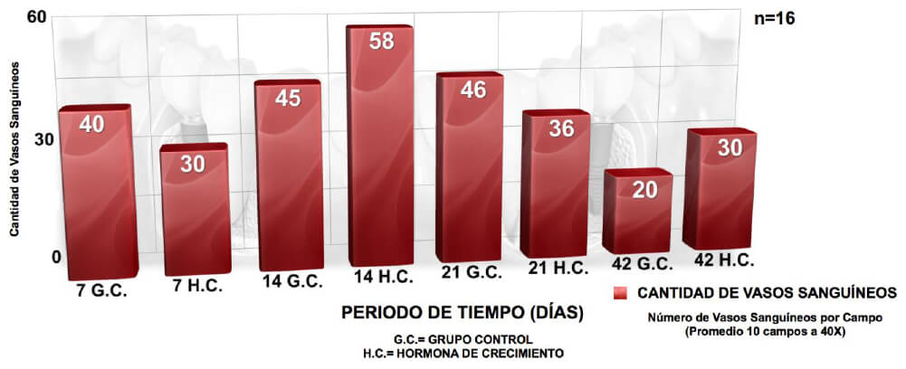 Gráfico 2: Distribución de las muestras según el número de vasos sanguíneos en relación al período de tiempo