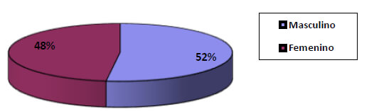 Figura Nº 8: Distribución de Pacientes según el Sexo
