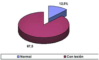 Figura 2 - Representación gráfica del diagnóstico de la endoscopia digestiva