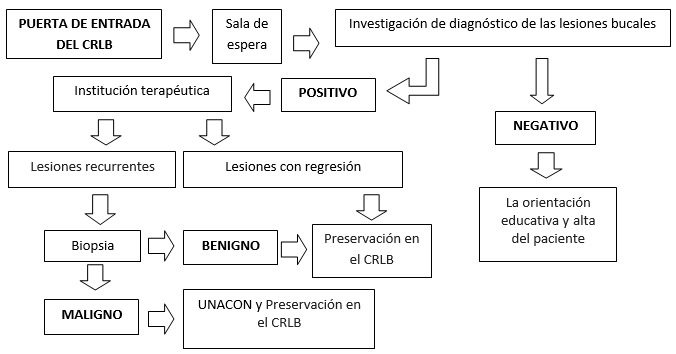 FIGURA 2 Diagrama de flujo de la atención y enrutamiento en el CRLB. FUENTE: Propia.